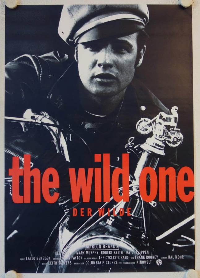 Der Wilde originales deutsches Filmplakat (R80s)